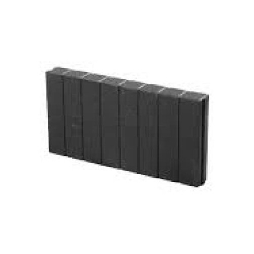 Kantopsluiting Mini Quadrobandpalissade zwart 6x40x50 cm